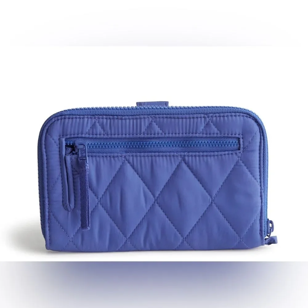 Vera Bradley Large Tab Wallet in Deep Ultramarine Featherweight - Picture 3 of 3